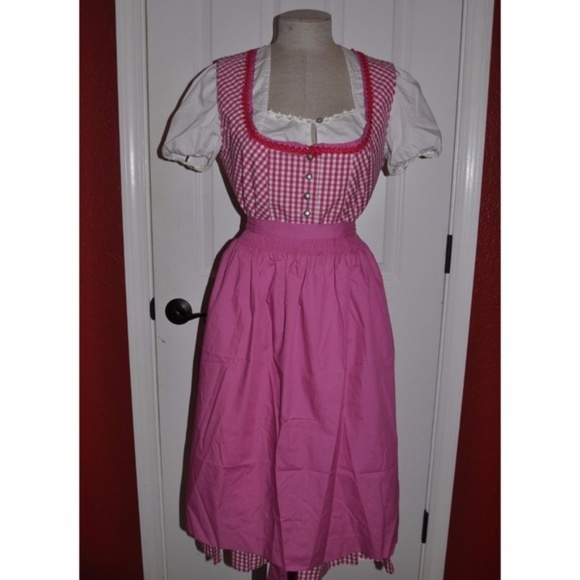 NEW German Dirndl Cottagecore Oktoberfest Dress M - Picture 3 of 8
